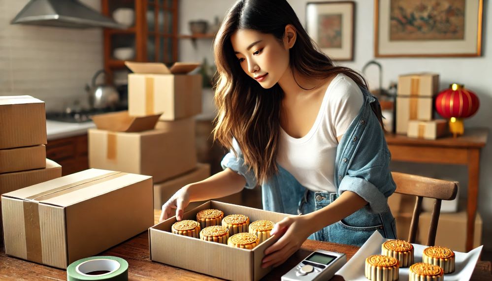 法國專線，中秋月餅寄往法國